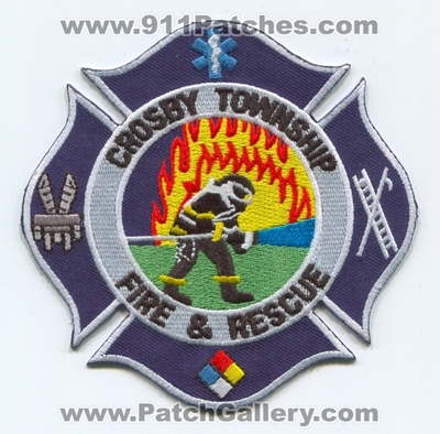 Crosby Township Fire and Rescue Department Patch (Ohio)
Scan By: PatchGallery.com
Keywords: twp. & dept.
