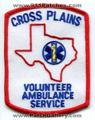 Cross Plains Volunteer Ambulance Service (Texas)
Scan By: PatchGallery.com
Keywords: ems