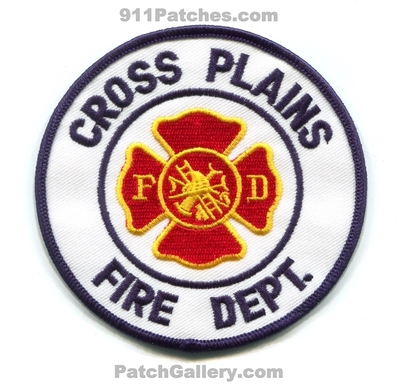 Cross Plains Fire Department Patch (Wisconsin)
Scan By: PatchGallery.com
Keywords: dept.
