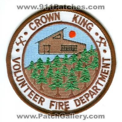 Crown King Volunteer Fire Department (Arizona)
Scan By: PatchGallery.com
Keywords: dept.