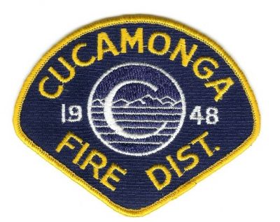 Cucamonga Fire Dist
Thanks to PaulsFirePatches.com for this scan.
Keywords: california district