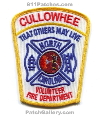 Cullowhee Volunteer Fire Department Patch (North Carolina)
Scan By: PatchGallery.com
Keywords: vol. dept. that others may live