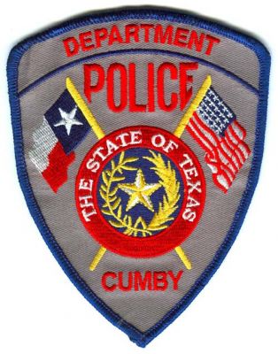 Cumby Police Department (Texas)
Scan By: PatchGallery.com
