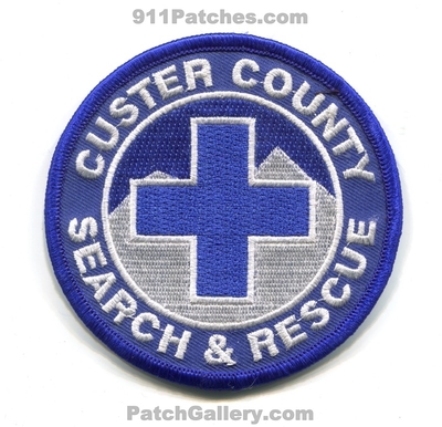 Custer County Search and Rescue SAR Patch (Colorado)
[b]Scan From: Our Collection[/b]
Keywords: co. &