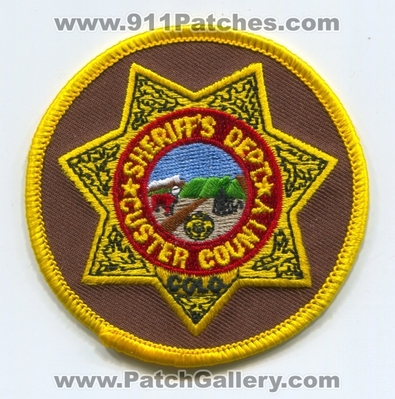 Custer County Sheriffs Office Patch (Colorado)
Scan By: PatchGallery.com
Keywords: co. department dept.