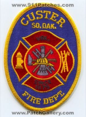 Custer Volunteer Fire Department (South Dakota)
Scan By: PatchGallery.com
Keywords: vol. dept. so. dak.