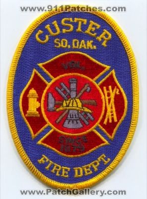 Custer Volunteer Fire Department (South Dakota)
Scan By: PatchGallery.com
Keywords: vol. dept. so. dak.