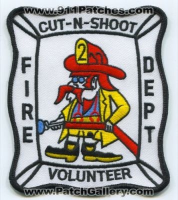 Cut-N-Shoot Volunteer Fire Department (Texas)
Scan By: PatchGallery.com
Keywords: cut n shoot dept. and