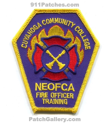 Cuyahoga Community College Fire Officer Training NEOFCA Patch (Ohio)
Scan By: PatchGallery.com
Keywords: department dept.