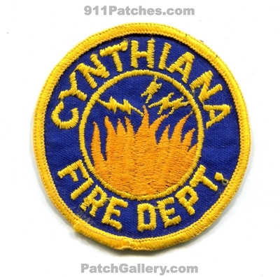 Cynthiana Fire Department Patch (Kentucky)
Scan By: PatchGallery.com
Keywords: dept.