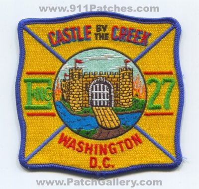 District of Columbia Fire Department DCFD Engine 27 Patch (Washington DC)
Scan By: PatchGallery.com
Keywords: dist. dept. dcfd d.c.f.d. company co. station castle by the creek