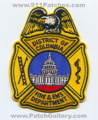 District of Columbia Fire and EMS Department DCFD Patch (Washington)
Scan By: PatchGallery.com
Keywords: dist. & dept. d.c.f.d.
