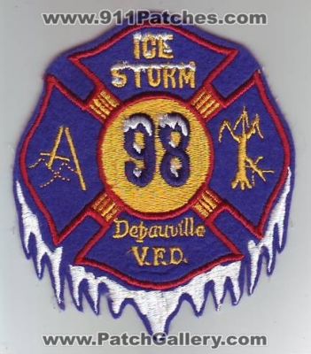 Depauville Volunteer Fire Department (New York)
Thanks to Dave Slade for this scan.
Keywords: v.f.d. vfd ice storm 98