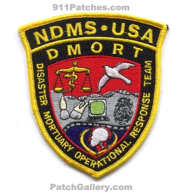 Disaster Mortuary Operational Response Team DMORT National Disaster Medical System NDMS Patch (Washington DC)
Scan By: PatchGallery.com
Keywords: ems fema