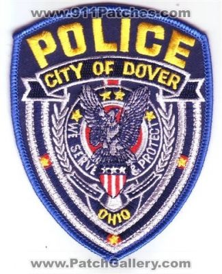 Dover Police Department (Ohio)
Thanks to Dave Slade for this scan.
Keywords: dept. city of