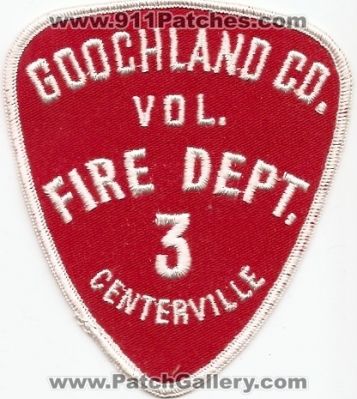 Goochland County Volunteer Fire Department 3 Centerville (Virginia)
Thanks to Enforcer31.com for this scan.
Keywords: co. vol. dept.
