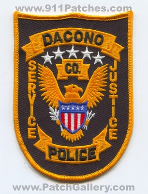 Dacono Police Department Patch (Colorado)
Scan By: PatchGallery.com
Keywords: dept. co. service justice