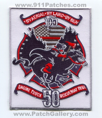 Dallas Fire Department Station 50 Patch (Texas)
Scan By: PatchGallery.com
Keywords: Dept. DFD D.F.D. Engine Truck Rescue Boat Trail Company Co. Station By Aerial By Land By Sea