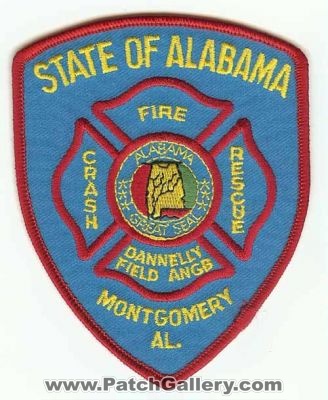 Dannelly Field ANGB Crash Fire Rescue (Alabama)
Thanks to PaulsFirePatches.com for this scan.
Keywords: air national guard base cfr arff aircraft montgomery