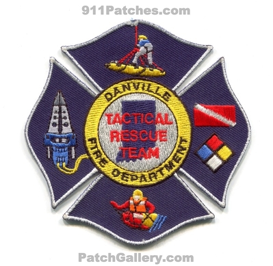 Danville Fire Department Tactical Rescue Team Patch (Indiana)
Scan By: PatchGallery.com
Keywords: dept. trt technical