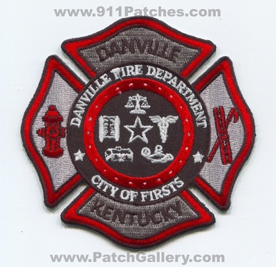 Danville Fire Department Patch (Kentucky)
Scan By: PatchGallery.com
Keywords: dept. city of firsts