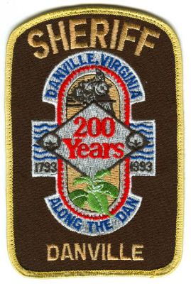 Danville Sheriff 200 Years (Virginia)
Scan By: PatchGallery.com
