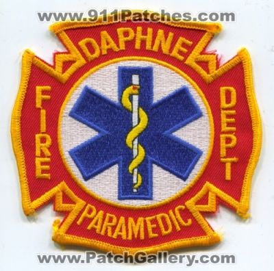 Daphne Fire Department Paramedic Patch (Alabama)
Scan By: PatchGallery.com
Keywords: dept.