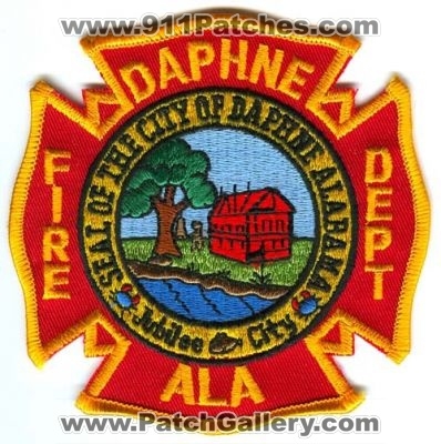 Daphne Fire Department Patch (Alabama)
Scan By: PatchGallery.com
Keywords: dept. the city of