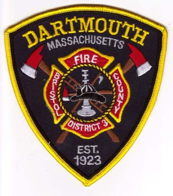 Dartmouth Fire District 3
Thanks to Michael J Barnes for this scan.
County: Bristol
Keywords: massachusetts