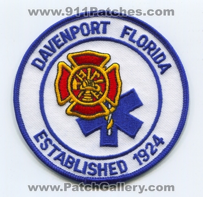 Davenport Fire Department Patch (Florida)
Scan By: PatchGallery.com
Keywords: dept. established 1924