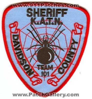 Davidson County Sheriff K.A.T.N. Team 101 (North Carolina)
Scan By: PatchGallery.com
Keywords: katn