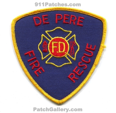 De Pere Fire Rescue Department Patch (Wisconsin)
Scan By: PatchGallery.com
Keywords: dept.