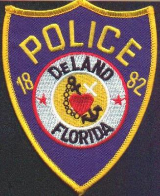 DeLand Police
Thanks to EmblemAndPatchSales.com for this scan.
Keywords: florida