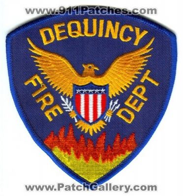 DeQuincy Fire Department (Louisiana)
Scan By: PatchGallery.com 
Keywords: dept