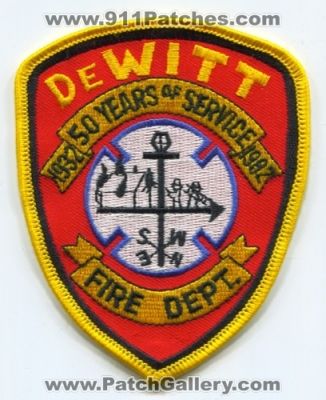 DeWitt Fire Department 50 Years of Service (New York)
Scan By: PatchGallery.com
Keywords: dept.