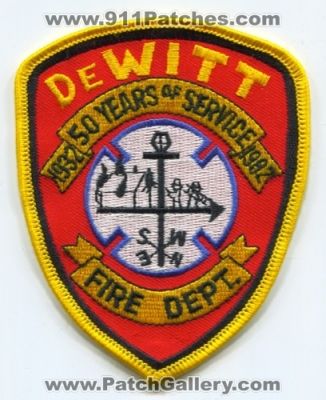 DeWitt Fire Department 50 Years of Service (New York)
Scan By: PatchGallery.com
Keywords: dept.