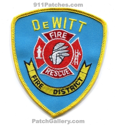 DeWitt Fire District Patch (New York)
Scan By: PatchGallery.com
Keywords: dist. rescue department dept.