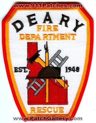 Deary Fire Rescue Department (Idaho)
Scan By: PatchGallery.com
Keywords: dept.