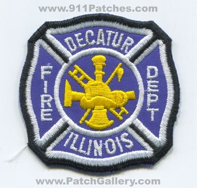 Decatur Fire Department Patch (Illinois)
Scan By: PatchGallery.com
Keywords: dept.