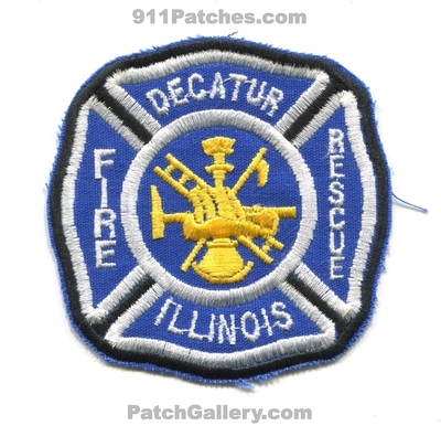 Decatur Fire Rescue Department Patch (Illinois)
Scan By: PatchGallery.com
Keywords: dept.