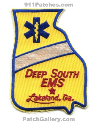 Deep South Emergency Medical Services EMS Lakeland Patch (Georgia) (State Shape)
Scan By: PatchGallery.com
Keywords: ambulance