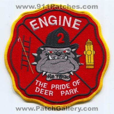 Deer Park Fire Department Engine 2 Patch (New York)
Scan By: PatchGallery.com
Keywords: dept. company co. station no fear the pride of bulldog