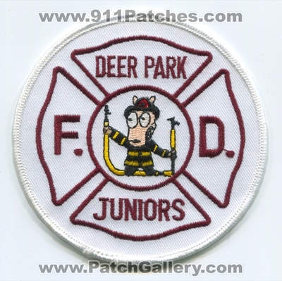 Deer Park Fire Department Juniors Patch (New York)
Scan By: PatchGallery.com
Keywords: dept. f.d.