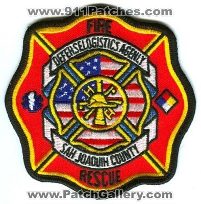 Defense Logistics Agency Fire Rescue Patch (California) (Error)
[b]Scan From: Our Collection[/b]
Error: Defehselogistics Agenly Sah Joaquih
