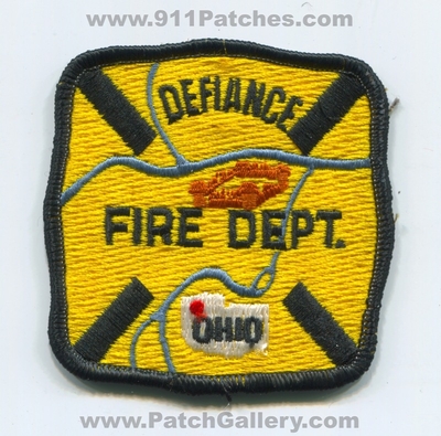 Defiance Fire Department Patch (Ohio)
Scan By: PatchGallery.com
Keywords: dept.