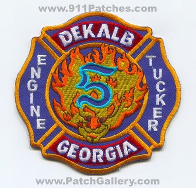 Dekalb County Fire Rescue Department Station 5 Patch (Georgia)
Scan By: PatchGallery.com
Keywords: co. dept. engine company co. tucker