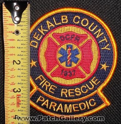 DEKALB COUNTY PUBLIC SAFETY EMS EMERGENCY MEDICAL SERVICE RESCUE PATCH GEORGIA 