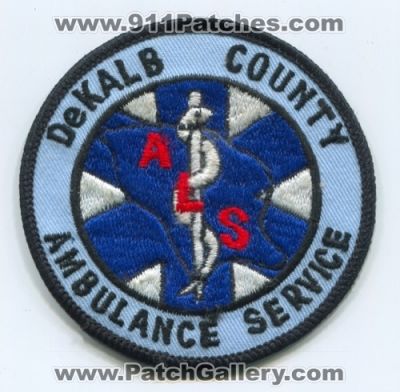 Dekalb County Ambulance Service ALS (UNKNOWN STATE)
Scan By: PatchGallery.com
Keywords: ems co.