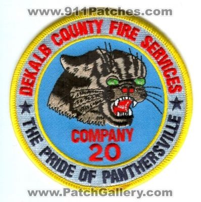 Dekalb County Fire Rescue Department Services Company 20 (Georgia)
Scan By: PatchGallery.com
Keywords: dcfd d.c.f.d. dept. co. station the pride of panthersville