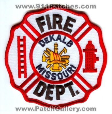 Dekalb Fire Department (Missouri)
Scan By: PatchGallery.com
Keywords: dept.